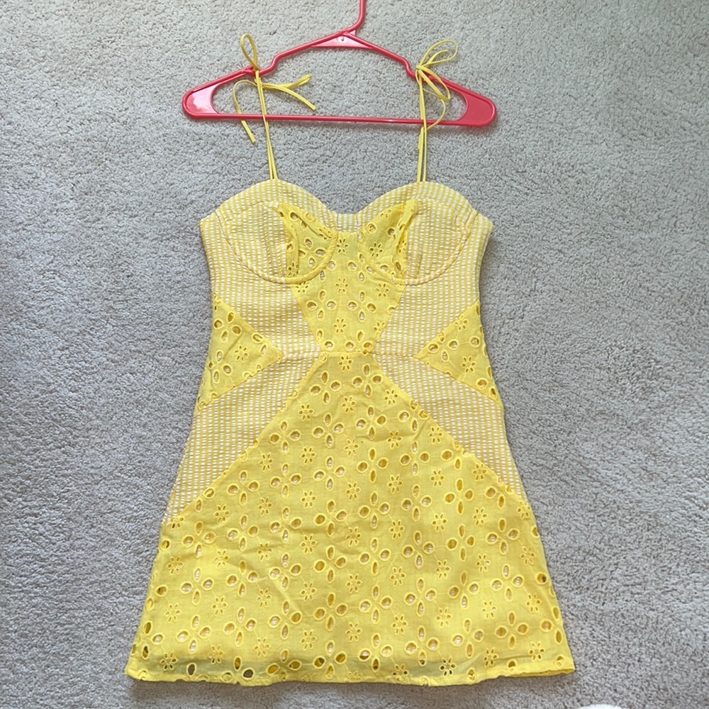 COPY - BRAND NEW Strangers & Lovers Lemoncella mini dress